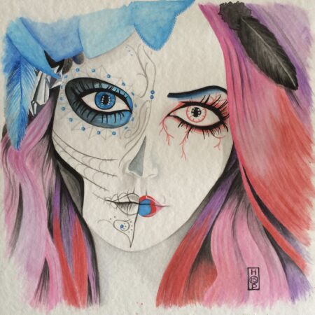 Portait aquarelle imaginaire